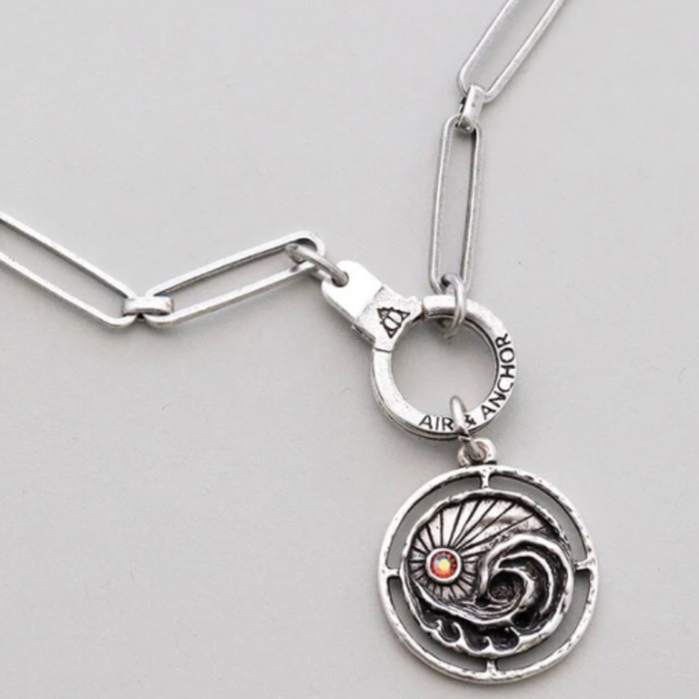 SOLD-It’s a balancing act cuff keeper pendant and chain